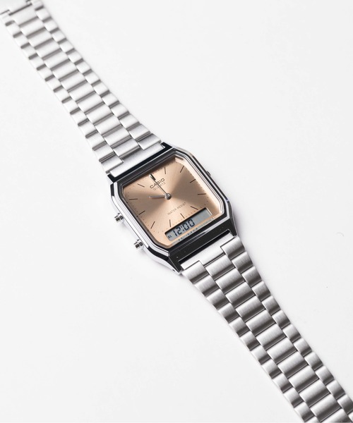 CASIO（カシオ） 腕時計 ”アナデジ メタル メタリックカラー メンズ