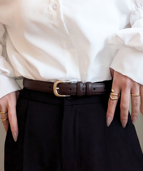 styiro（スタイロ） ベルト 「牛革」ユニセックス ヴィンテージ