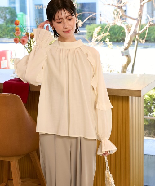 フォクシー FOXEY Lemonade レモネード ブラウス ラッフルスリーブ FOXEY 公式オンラインストア