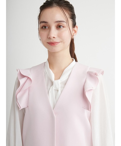 ★CELFORD★フリルスリーブジレ★ベスト★ CELFORD｜フリルスリーブジレ | Rakuten Fashion(楽天