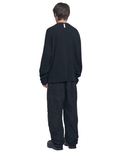 tシャツ A'GEM/9 × .kom「NOMANUAL/ノーマニュアル」P.T WAFFLE LONG SLEEVE TEE /P.T ワッフル L NOMANUAL tシャツ A'GEM/9 × .kom「NOMANUAL/ノーマニュアル