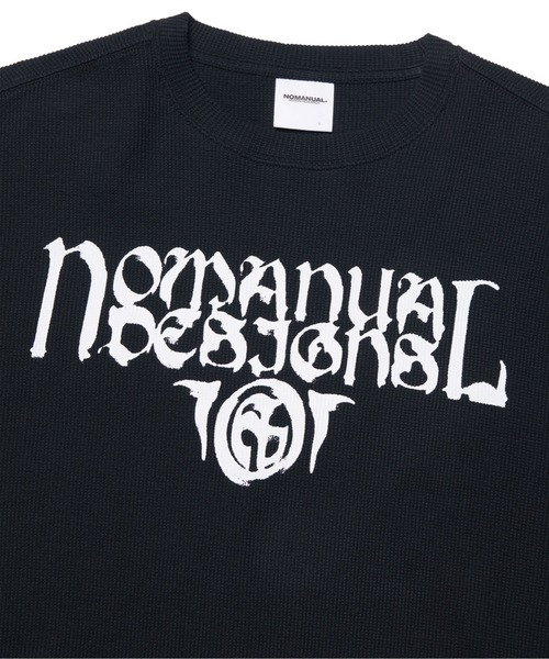 tシャツ A'GEM/9 × .kom「NOMANUAL/ノーマニュアル」P.T WAFFLE LONG SLEEVE TEE /P.T ワッフル L NOMANUAL tシャツ A'GEM/9 × .kom「NOMANUAL/ノーマニュアル