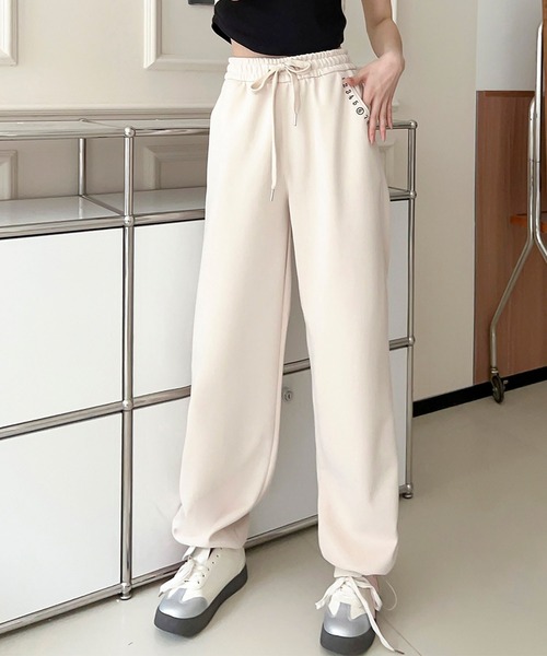 aimoha（アイモハ） スウェットパンツ ジャージ ハイウエストドロー