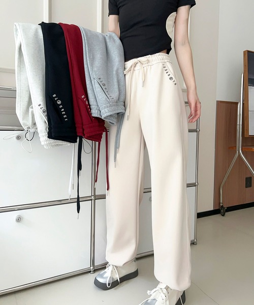 aimoha（アイモハ） スウェットパンツ ジャージ ハイウエストドロー