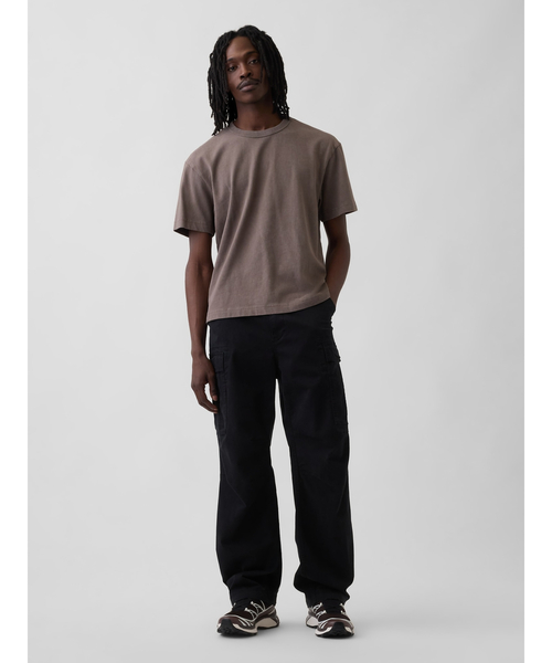 GAP（ギャップ） tシャツ ヘビーウェイト クロップドTシャツ 半袖