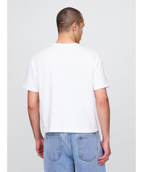 GAP（ギャップ） tシャツ ヘビーウェイト クロップドTシャツ 半袖