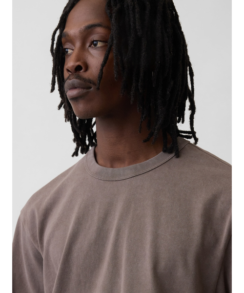 GAP（ギャップ） tシャツ ヘビーウェイト クロップドTシャツ 半袖