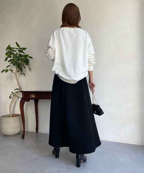 DouDou（ドゥドゥ） フレアスカート FREE ブラック レディース