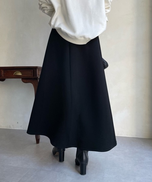 DouDou（ドゥドゥ） フレアスカート FREE ブラック レディース