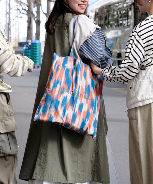 niko and… トートバッグ オリジナル ニコロゴ 柄トートバッグ