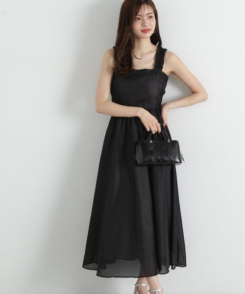 PROPORTION BODY DRESSING ワンピース ショルダーフリルシアー