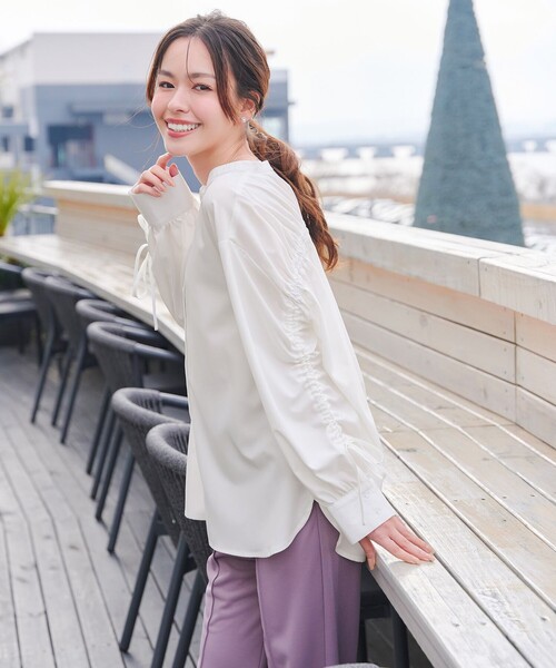アーツアンドサイエンス チュニック シャツ ブラウス ストライプ