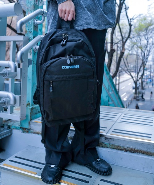 Converse（コンバース）ロゴパッチ付き バックパック／リュック CONVERSE（コンバース） デイバック リュック 「CONVERSE／コンバース