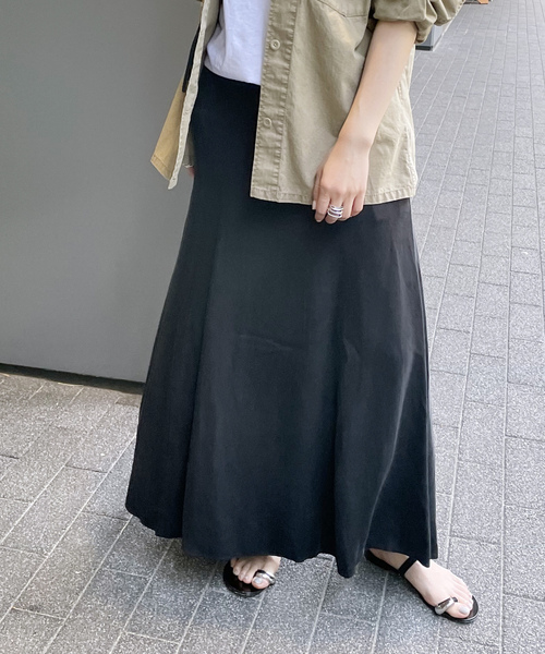 Spick & Span」 フレアスカート 36 ブラウン レディース