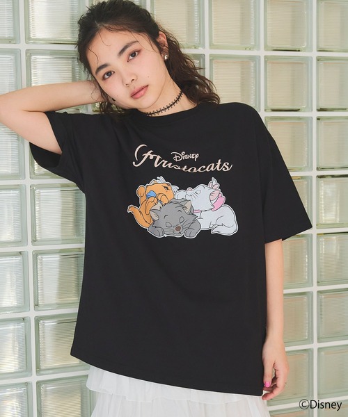 ディズニー　マリー　ヒグチユウコ　Ｔシャツ　トゥルーズ　ベルリオーズ Disney tシャツ 「Disney/ディズニー」おしゃれキャット・マリー