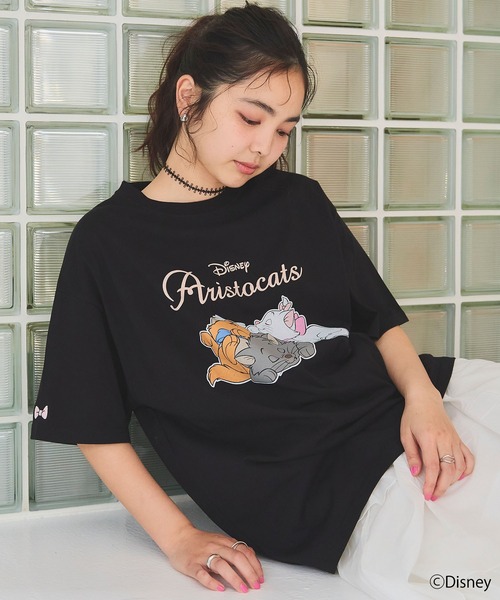 ディズニー　マリー　ヒグチユウコ　Ｔシャツ　トゥルーズ　ベルリオーズ Disney tシャツ 「Disney/ディズニー」おしゃれキャット・マリー