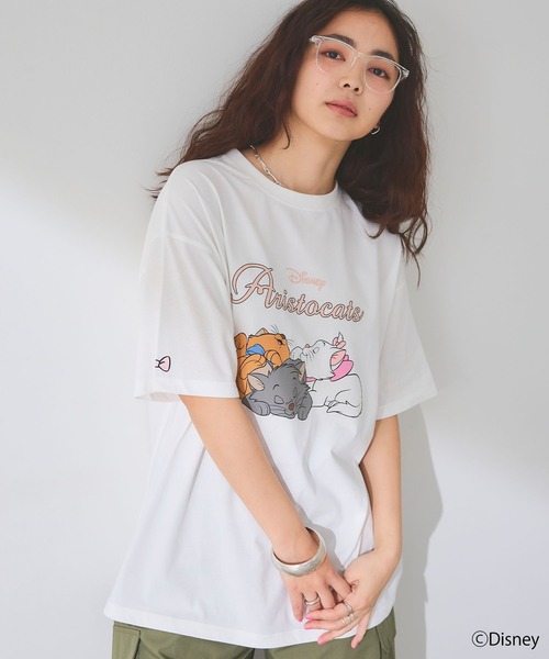 Disney tシャツ 「Disney/ディズニー」おしゃれキャット・マリー