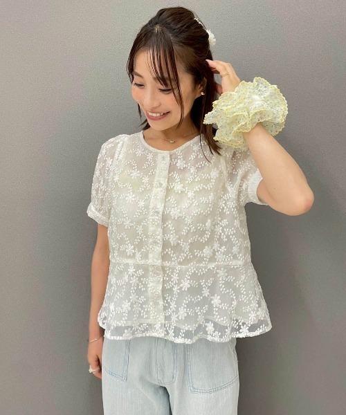 flower（ファッション） ブラウス シャツ クラリティフラワー