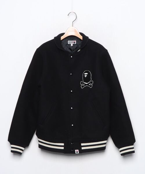 A BATHING APE（アベイシングエイプ） スタジャン LARGE ブラック