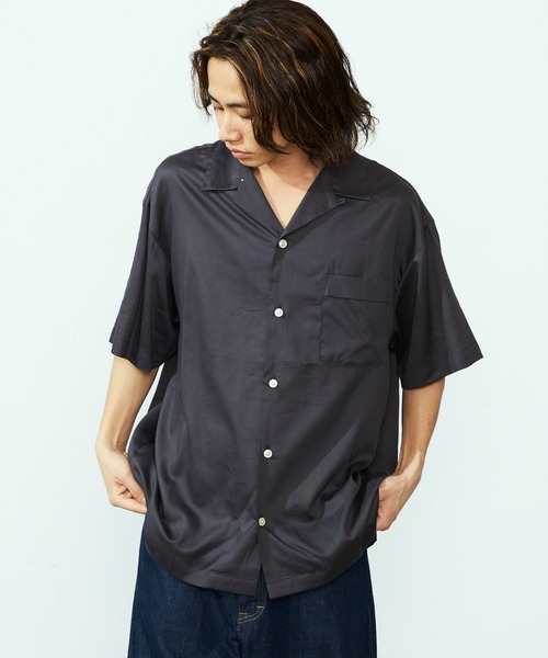 Lee（リー） シャツ Lee/リー「涼」レーヨンハーフスリーブシャツ
