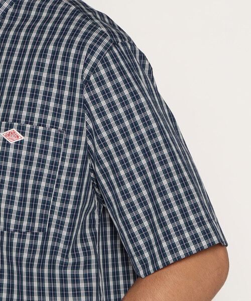 DANTON 半袖シャツ ネイビー 44 Danton 「DANTON」 半袖シャツ 44 ネイビー メンズ : ZOZOTOWN