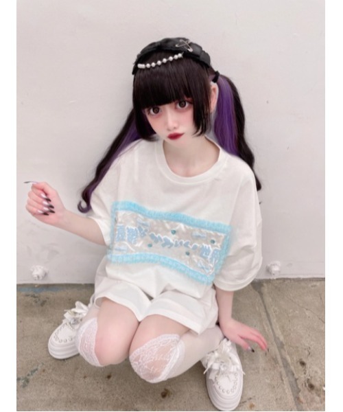 Jamie エーエヌケー tシャツ 憂鬱なかわいい世界Tシャツ レディース