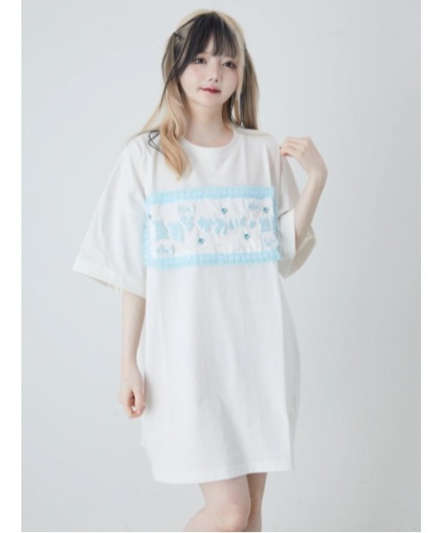 Jamie エーエヌケー tシャツ 憂鬱なかわいい世界Tシャツ レディース