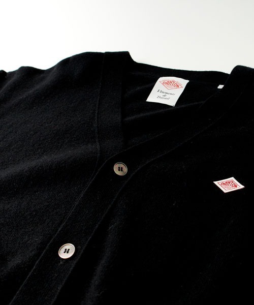Danton（ダントン） ニットカーディガン 40 ブラック レディース
