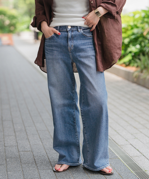RED CARD TOKYO 35th Anniversaryワイドデニムパンツ RED CARD TOKYO（レッドカード トーキョー）｜35th Anniv. Wide