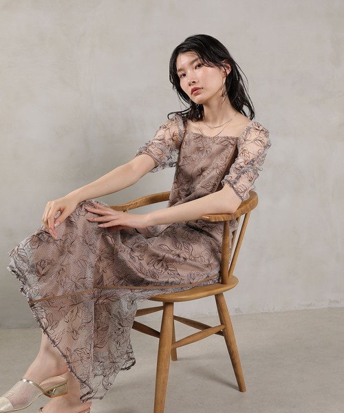 Kana ドレス トルネード レース ワンピース パーティー 結婚式