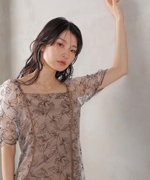 Kana ドレス トルネード レース ワンピース パーティー 結婚式