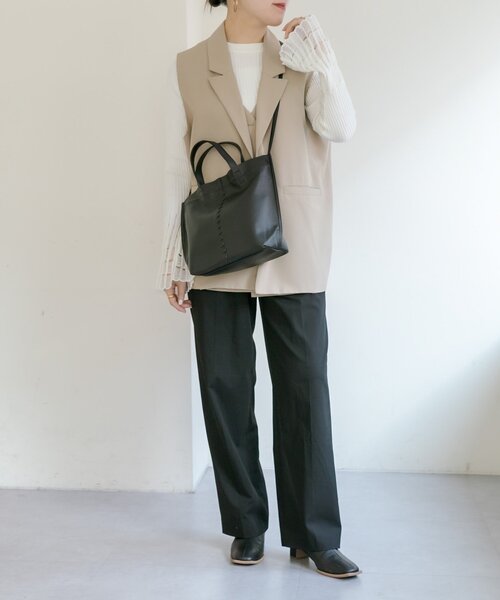 【新品】ear PAPILLONNER センターポイントトートバッグ Sサイズ ear PAPILLONNER（イア パピヨネ） トートバッグ センターポイント