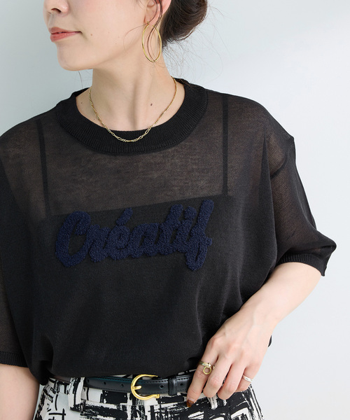 B.C STOCK ニット セーター 「追加2」手洗い可 / サガラ刺繍ロゴ