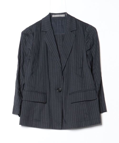 セオリー ジャケット 36 theory luxe 「theory luxe」 テーラードジャケット 36 ネイビー
