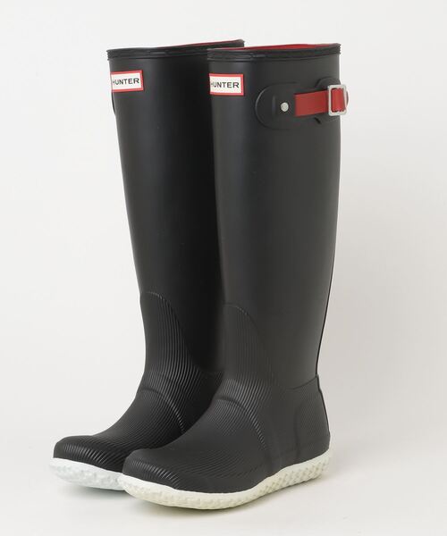 hunter  レインブーツ　39size  美品　ブラック　UK6 HUNTER 長靴 レインブーツ 「HUNTER/ハンター」W ORIGINAL PLAY