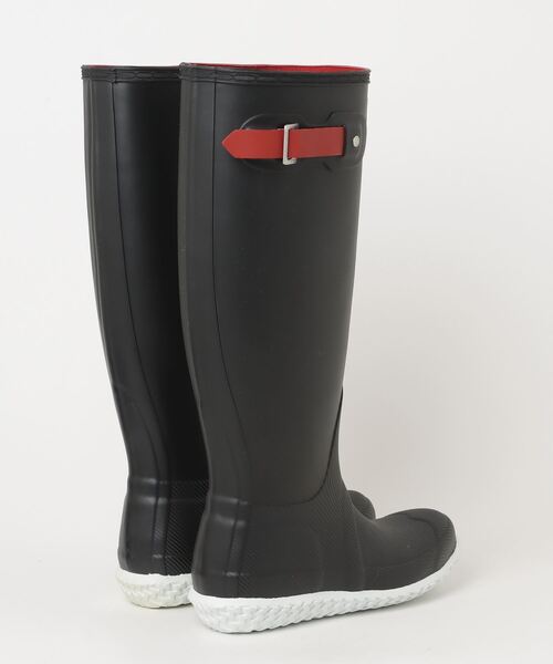 HUNTER レインブーツ ブラック UK5 EU38 美品】HUNTER ブラック レインブーツ - メルカリ