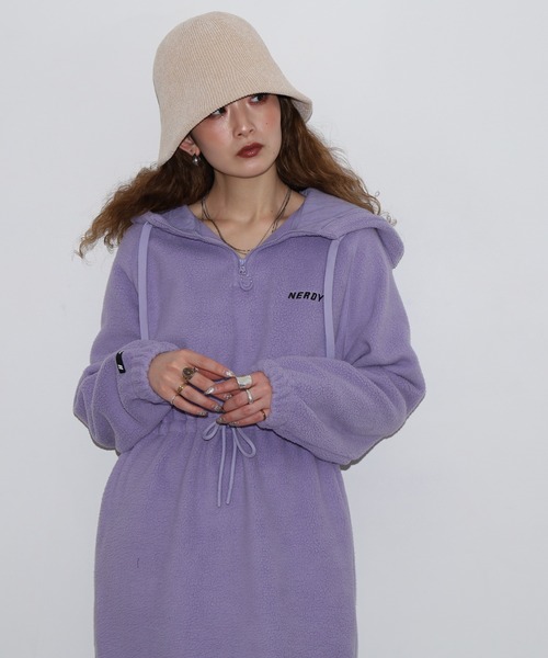 NERDY ワンピース フリースフーディ : ZOZOTOWN Yahoo!店 - 通販