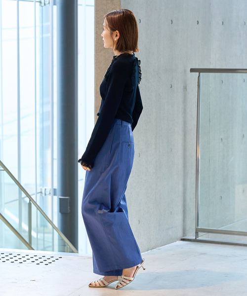 「IENA」 チノパンツ 36 ベージュ レディース