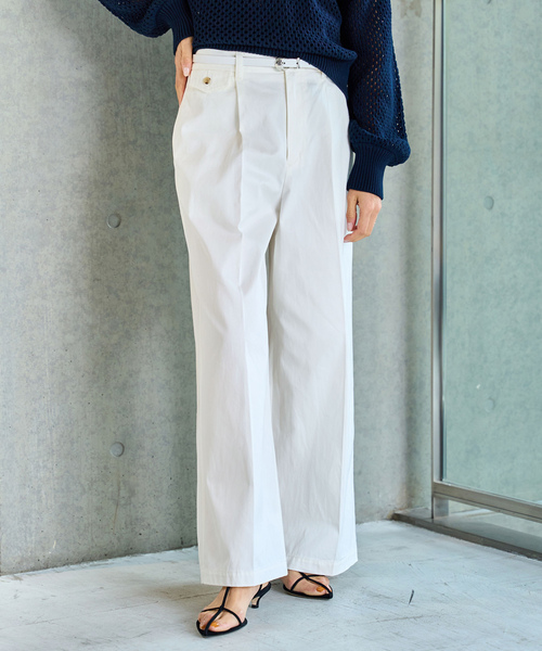 「IENA」 チノパンツ 36 ベージュ レディース