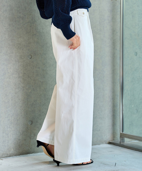 「IENA」 チノパンツ 36 ベージュ レディース