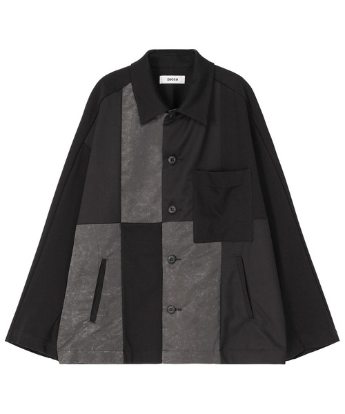 ZUCCa（ズッカ） ミリタリージャケット モッズコート (S)パッチワーク