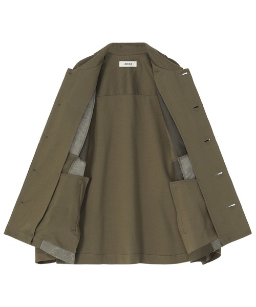 ZUCCa（ズッカ） ミリタリージャケット モッズコート (S)パッチワーク