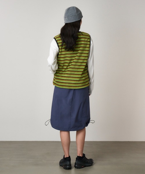 gramicci フリースベスト　プルオーバー　ウィメンズ　サーマル　XL GRAMICCI ベスト ジレ THERMAL FLEECE W'S PULLOVER｜サーマルフリース