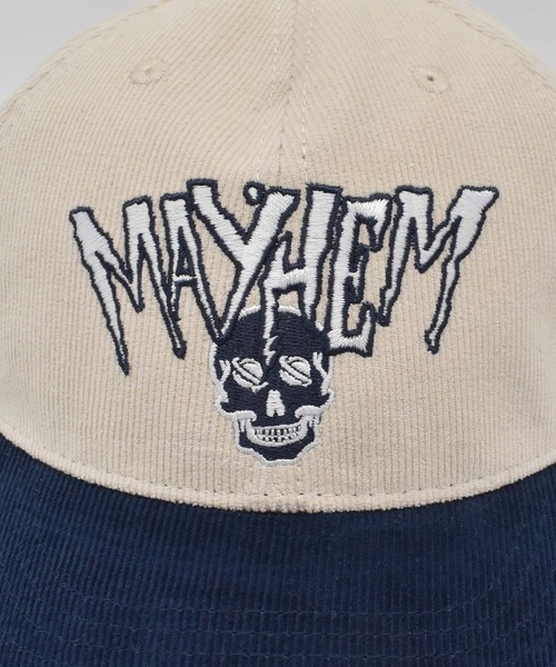 LOST（ロスト） キャップ 帽子 キャップ MEYHEM SKULL CORDUROY CAP