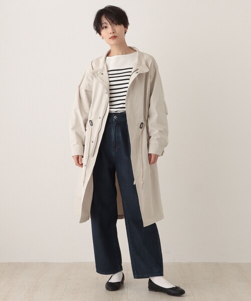 「Afternoon Tea」 コート MEDIUM アイボリー レディース_画像4