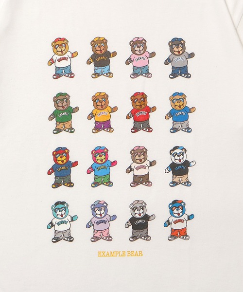EXAMPLE（エグザンプル） tシャツ EXAMPLE ALLSTAR BEAR TEE メンズ