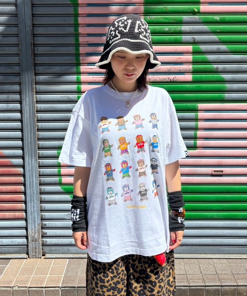 EXAMPLE（エグザンプル） tシャツ EXAMPLE ALLSTAR BEAR TEE メンズ