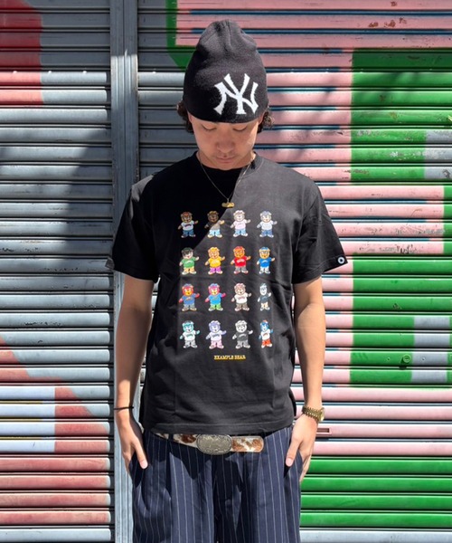 EXAMPLE（エグザンプル） tシャツ EXAMPLE ALLSTAR BEAR TEE メンズ
