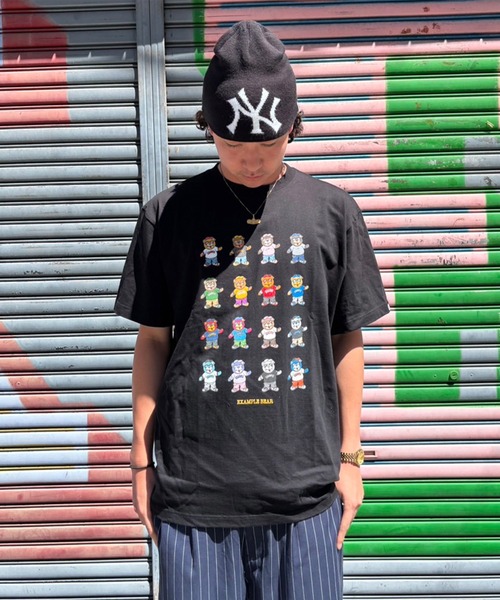 EXAMPLE（エグザンプル） tシャツ EXAMPLE ALLSTAR BEAR TEE メンズ