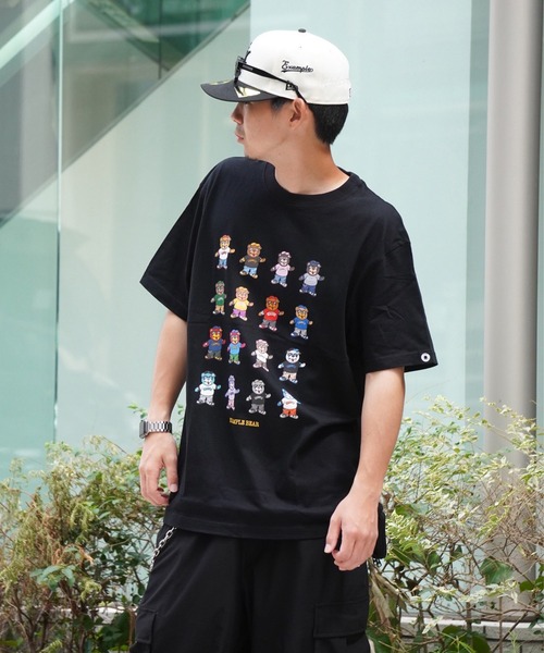 EXAMPLE（エグザンプル） tシャツ EXAMPLE ALLSTAR BEAR TEE メンズ